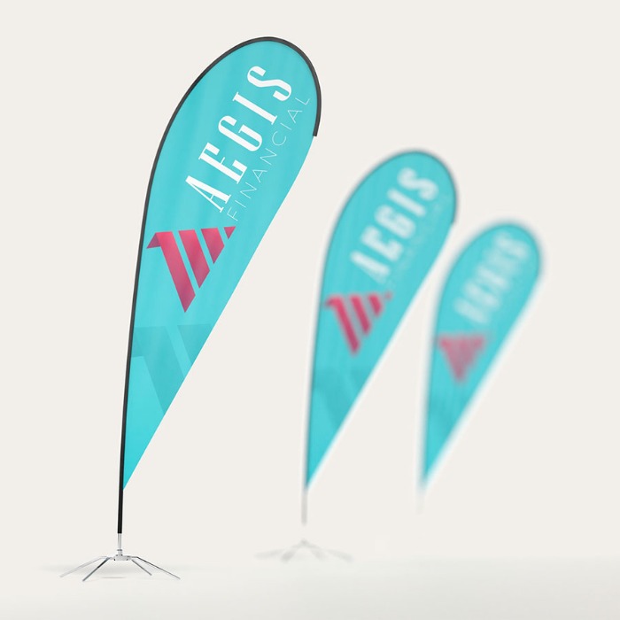 Teardrop Flags Advertsing Materials a 2